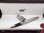 Top Grade Replica Mont Blanc Pen - Writers Edition Daniel Defoe All Silver Rollerball Pen